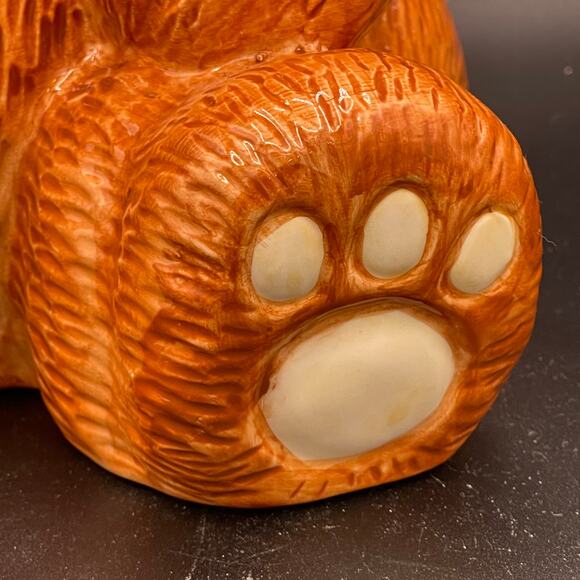 Pfaltzgraff Christmas Teddy Bear Cookie Jar - Picture 10 of 14